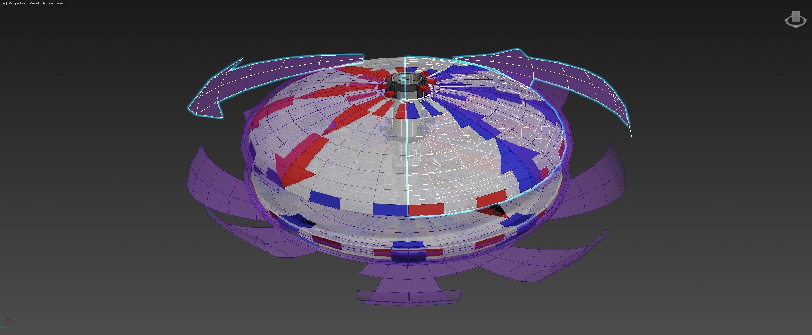 Bi-Directional Ionwind Compass - Concept 3D model_18