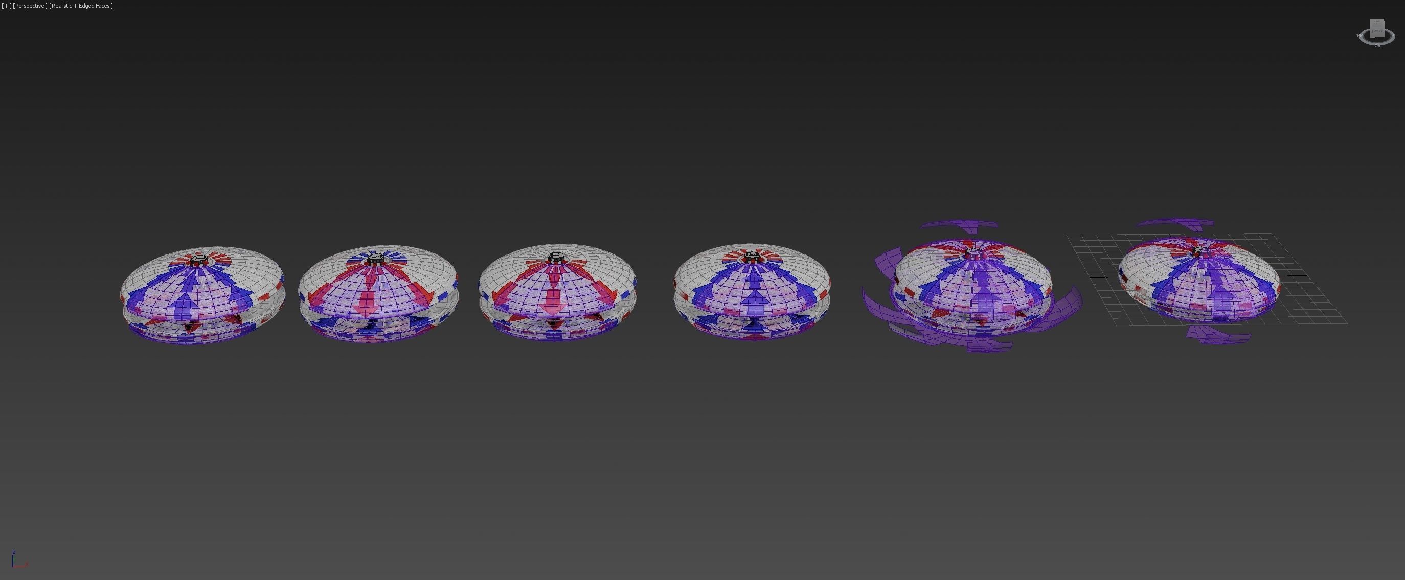 Bi-Directional Ionwind Compass - Concept 3D model_2