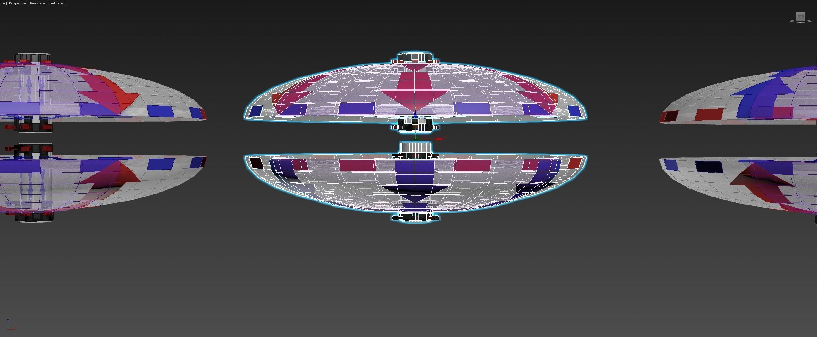 Bi-Directional Ionwind Compass - Concept 3D model_12