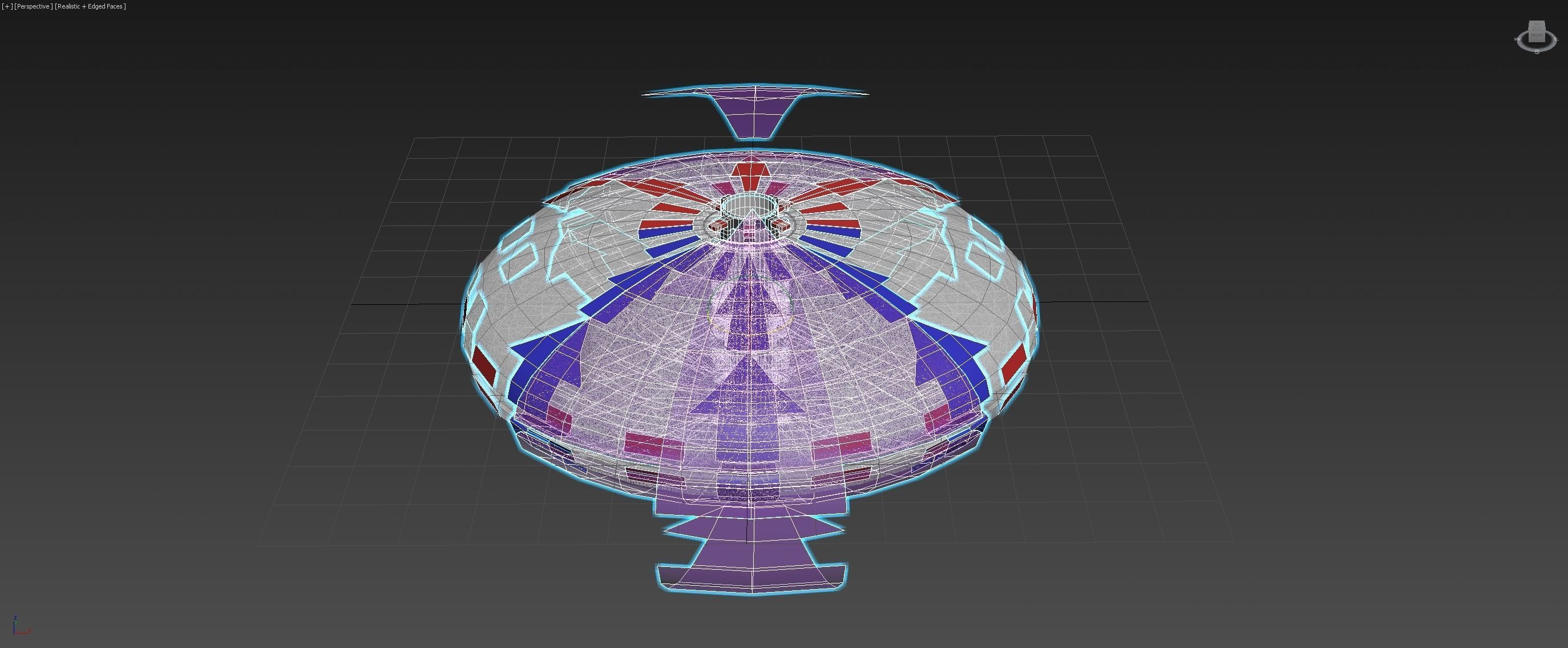 Bi-Directional Ionwind Compass - Concept 3D model_25