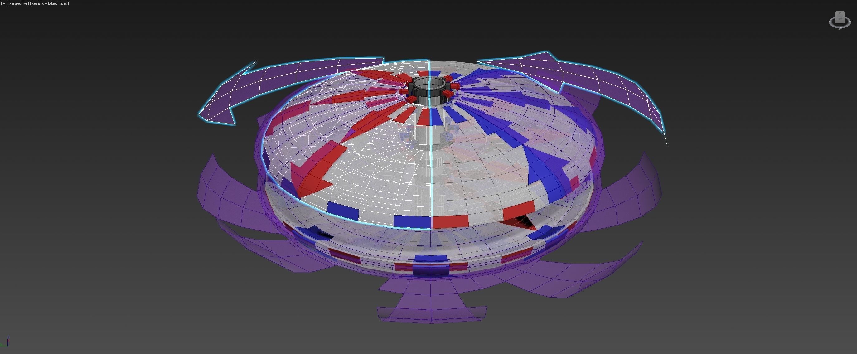 Bi-Directional Ionwind Compass - Concept 3D model_19