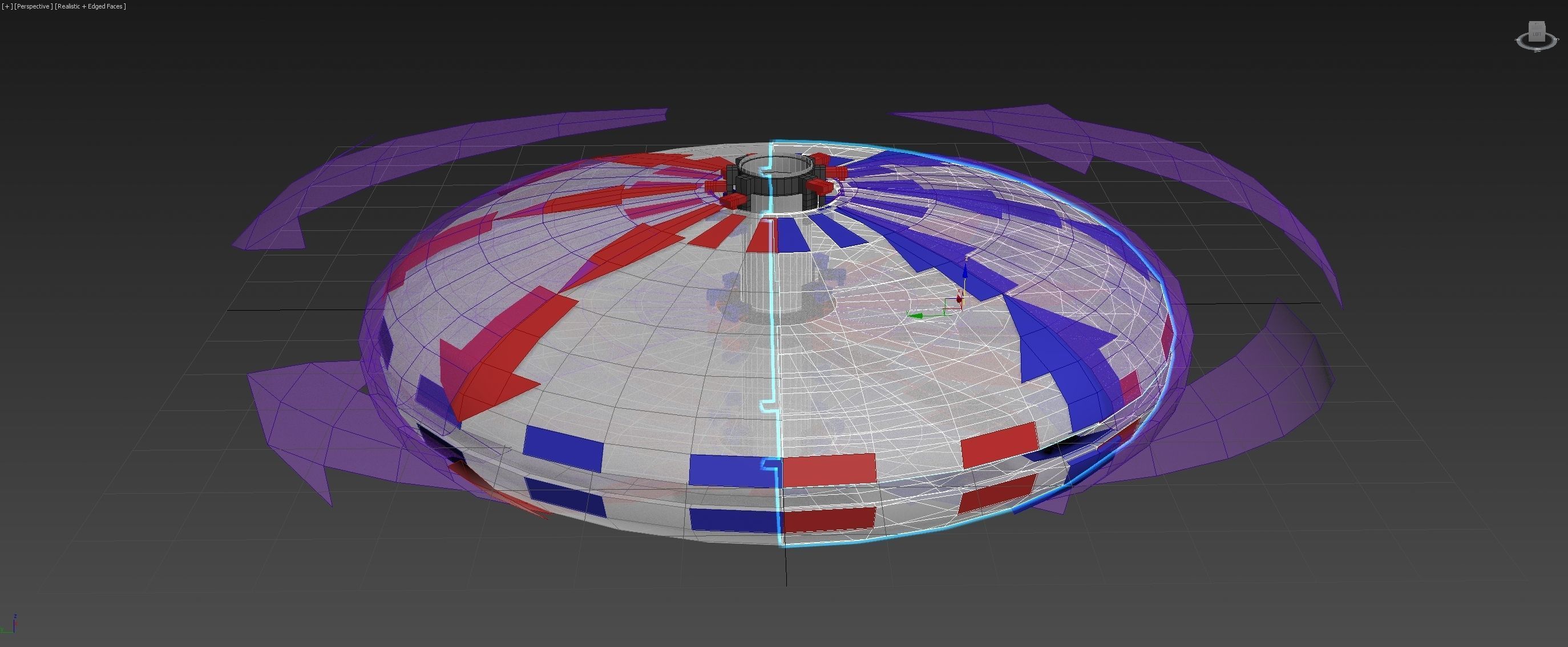 Bi-Directional Ionwind Compass - Concept 3D model_21