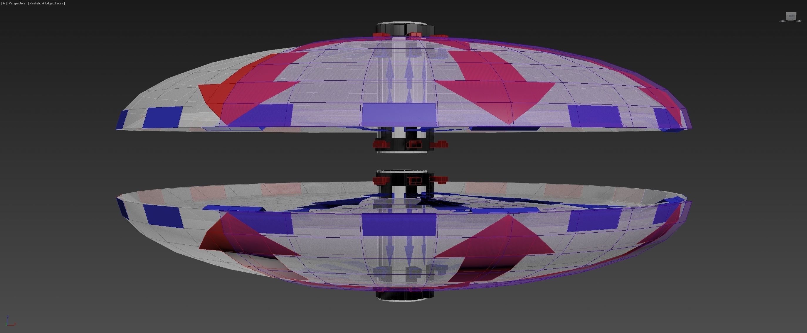 Bi-Directional Ionwind Compass - Concept 3D model_10