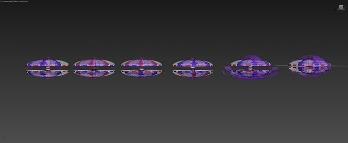 Bi-Directional Ionwind Compass - Concept 3D model