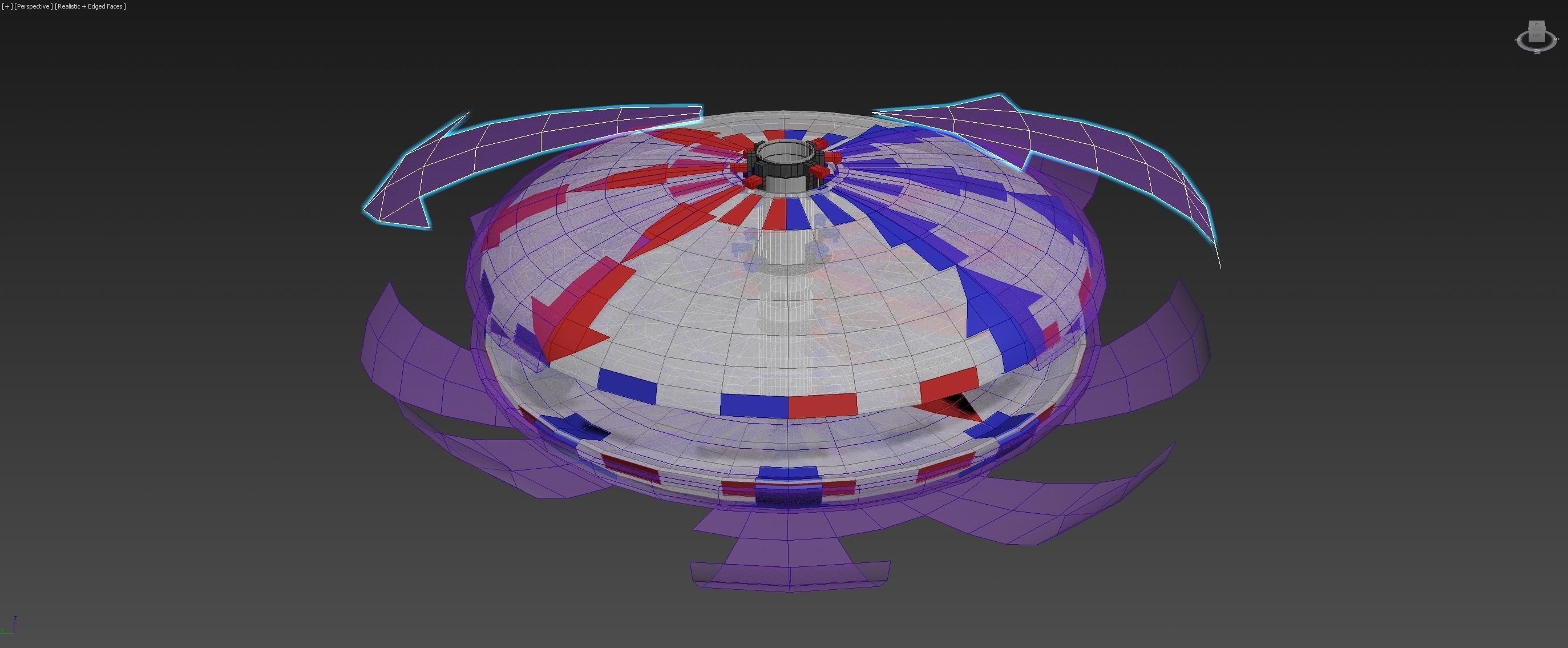 Bi-Directional Ionwind Compass - Concept 3D model_17