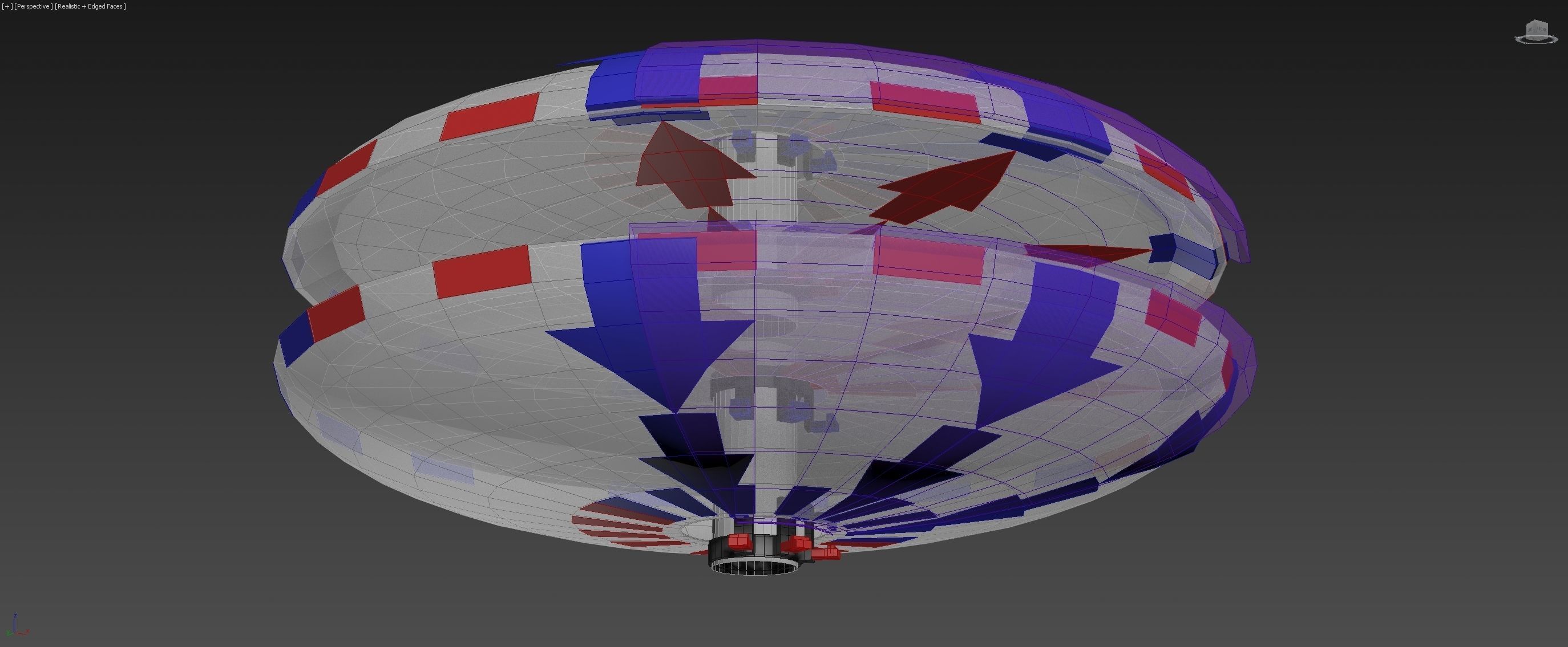 Bi-Directional Ionwind Compass - Concept 3D model_6