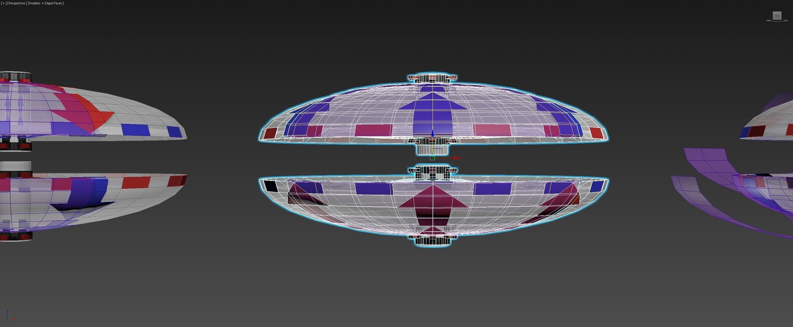 Bi-Directional Ionwind Compass - Concept 3D model_15