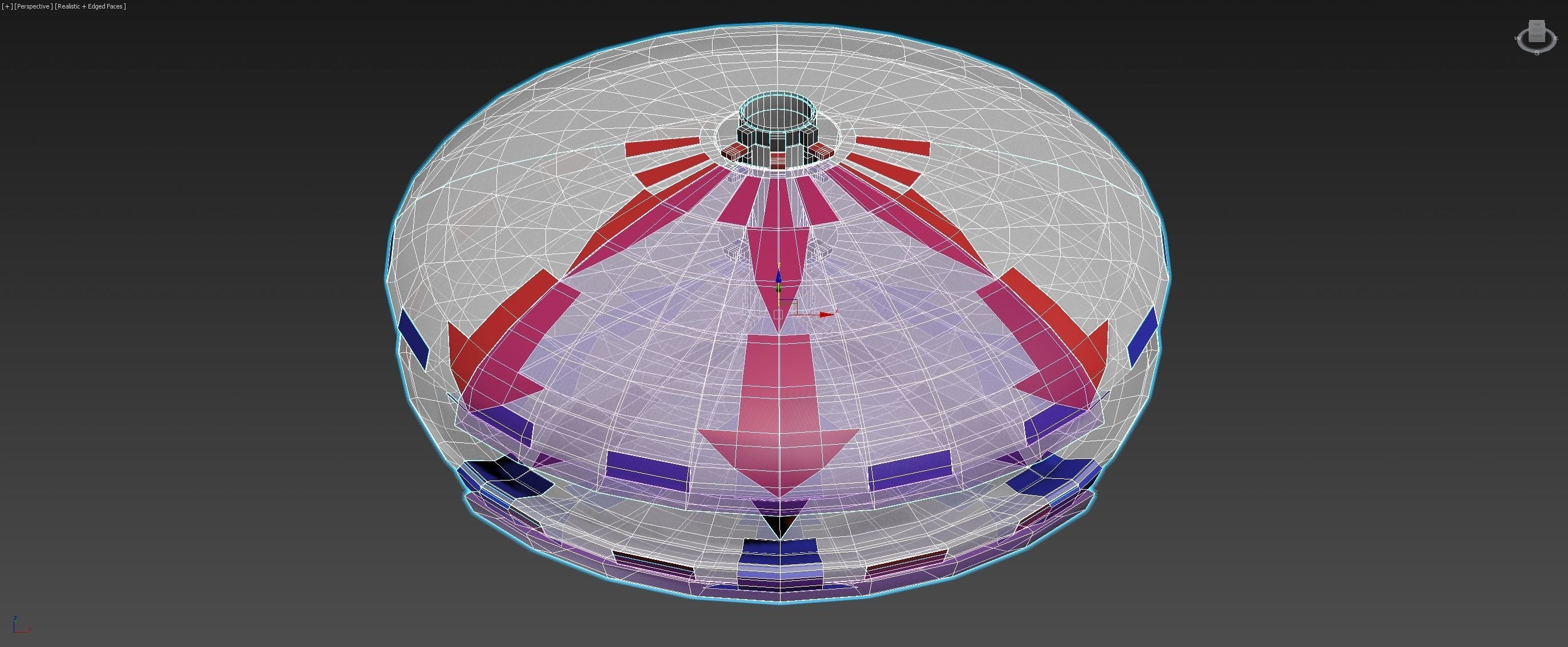 Bi-Directional Ionwind Compass - Concept 3D model_13
