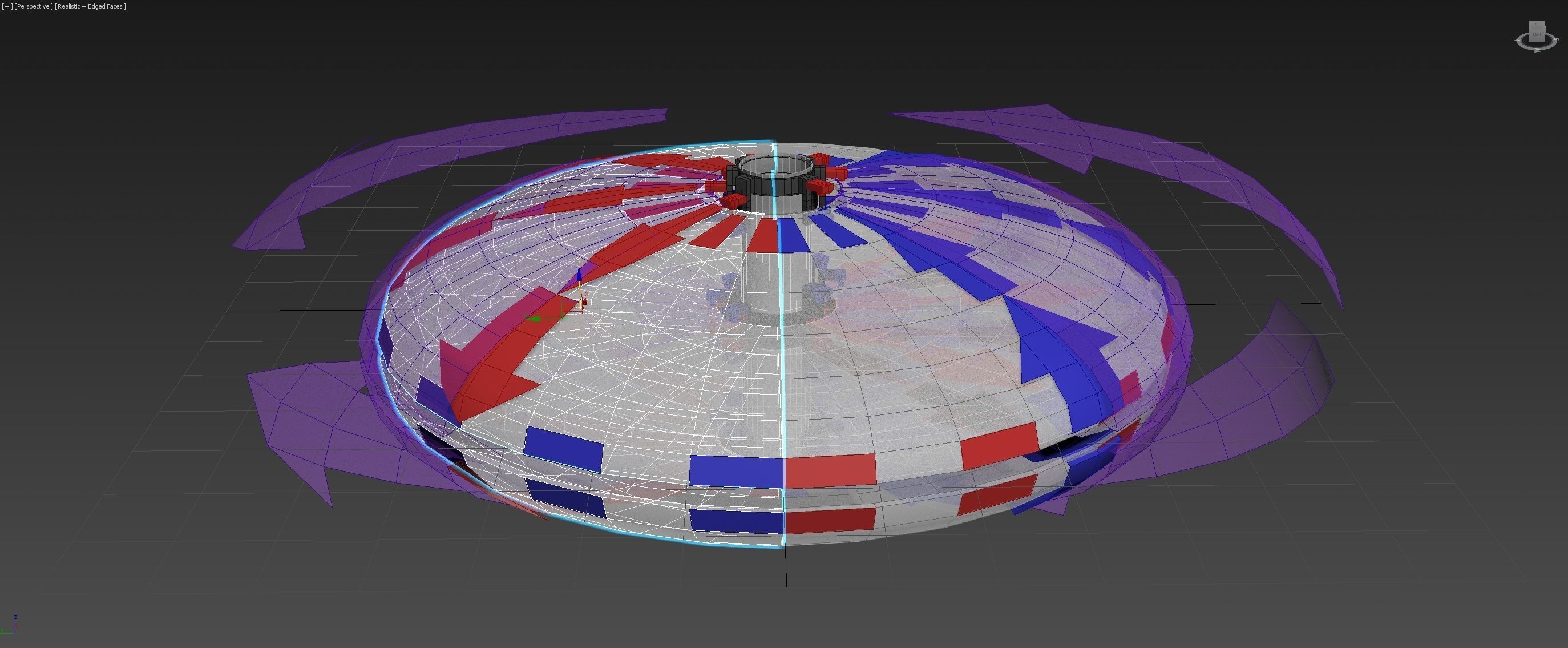 Bi-Directional Ionwind Compass - Concept 3D model_22