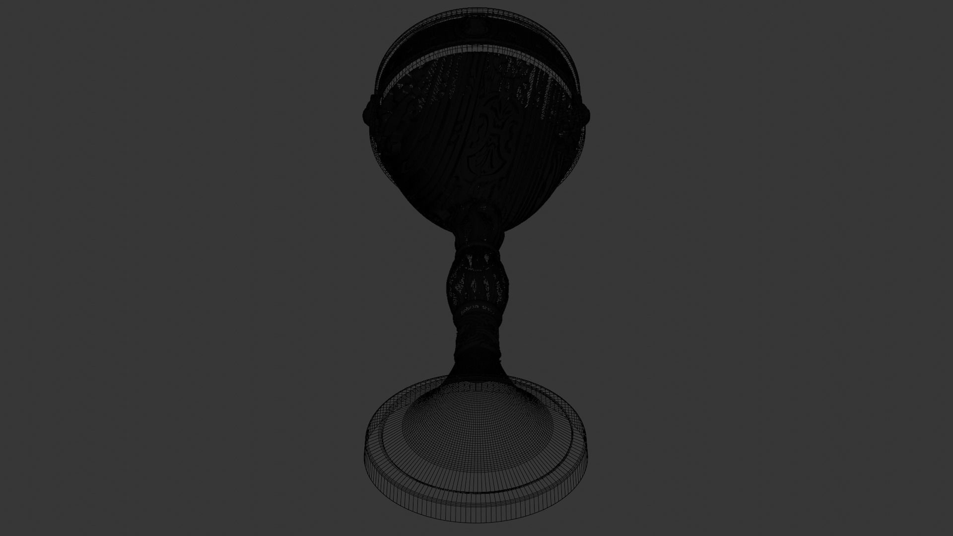 ancient ornamented goblet 3D model_17