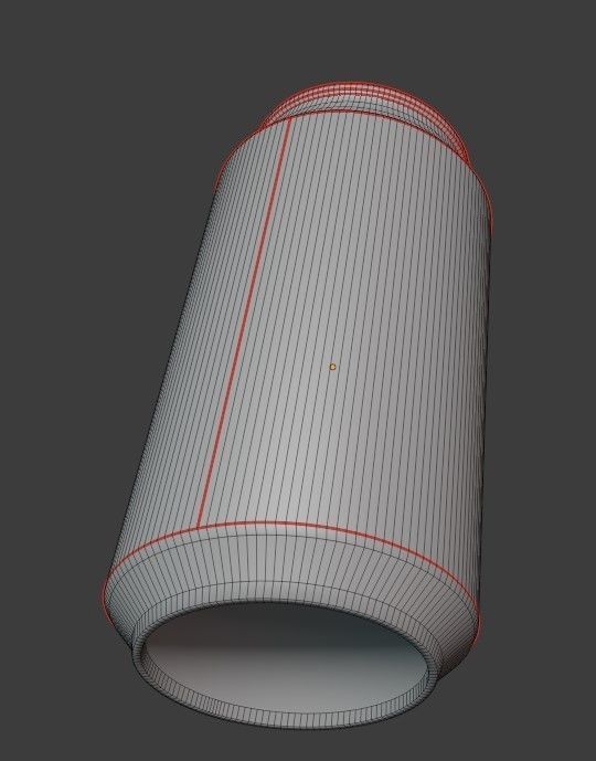 small coca-cola can Free 3D model_3