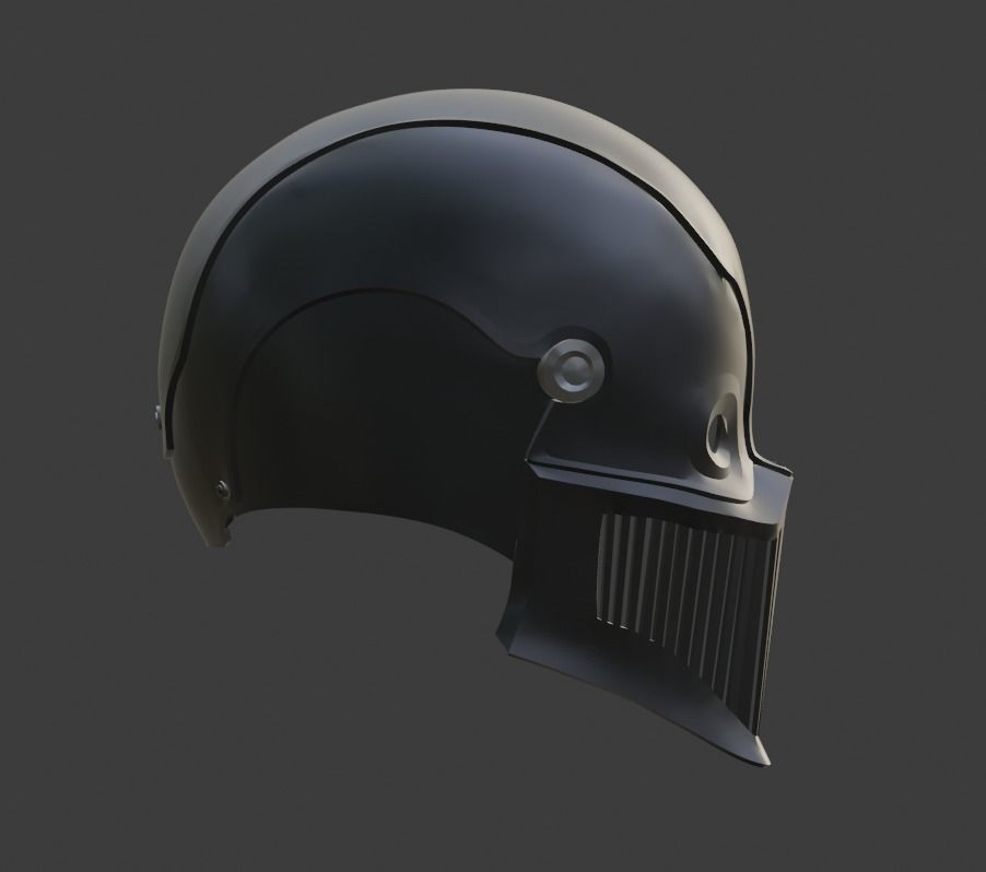 Noob Saibot helmet  from Mortal Kombat 11 - Kilgore 3D print model_3