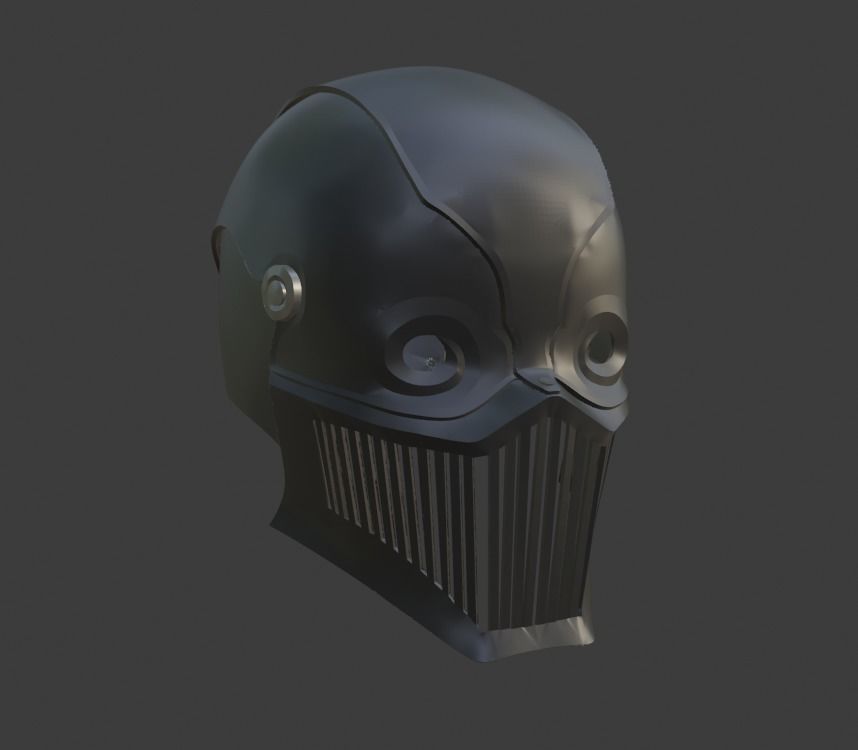 Noob Saibot helmet  from Mortal Kombat 11 - Kilgore 3D print model_4