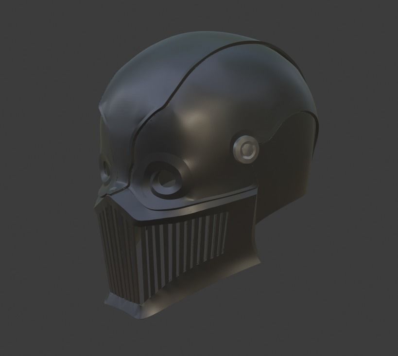 Noob Saibot helmet  from Mortal Kombat 11 - Kilgore 3D print model_5