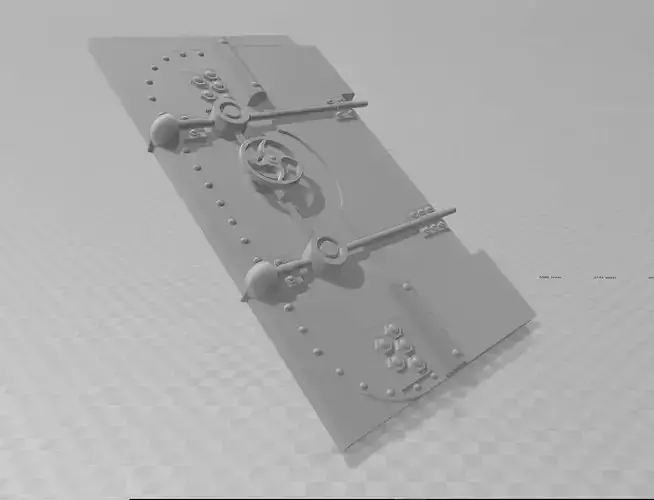 BATMAN BATCAVE VAULT DOOR   3D PRINTABLE
