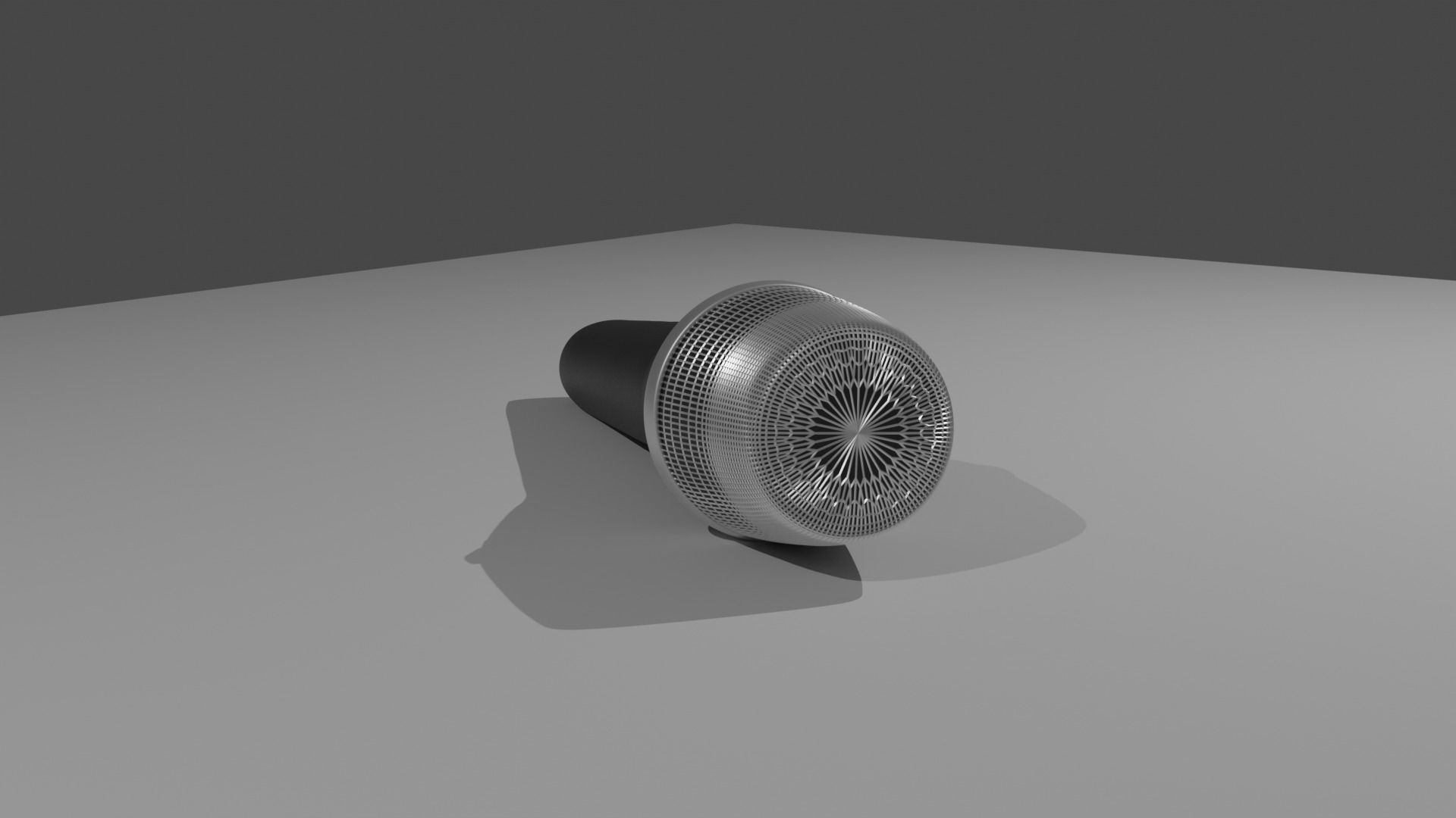 studio microphone 3D model_2