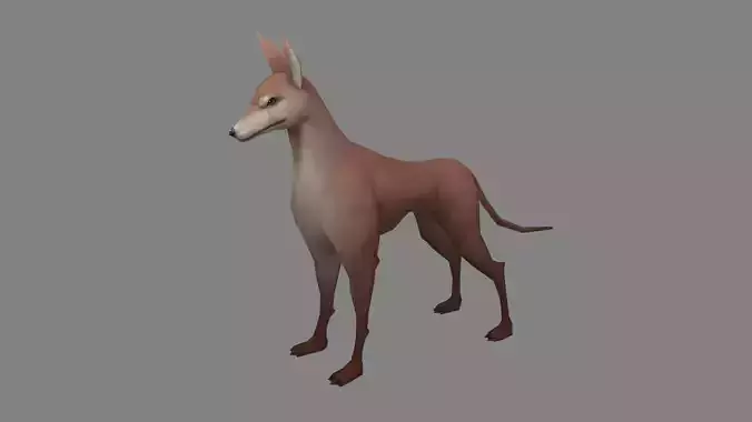 Cartoon doberman - hound - police dog