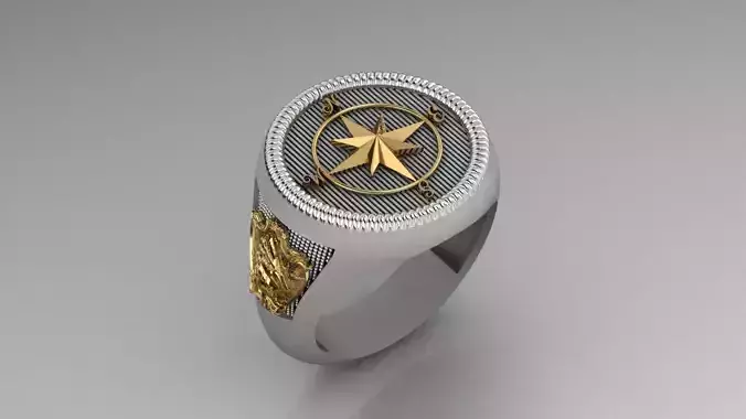 Mens Nautical Ring