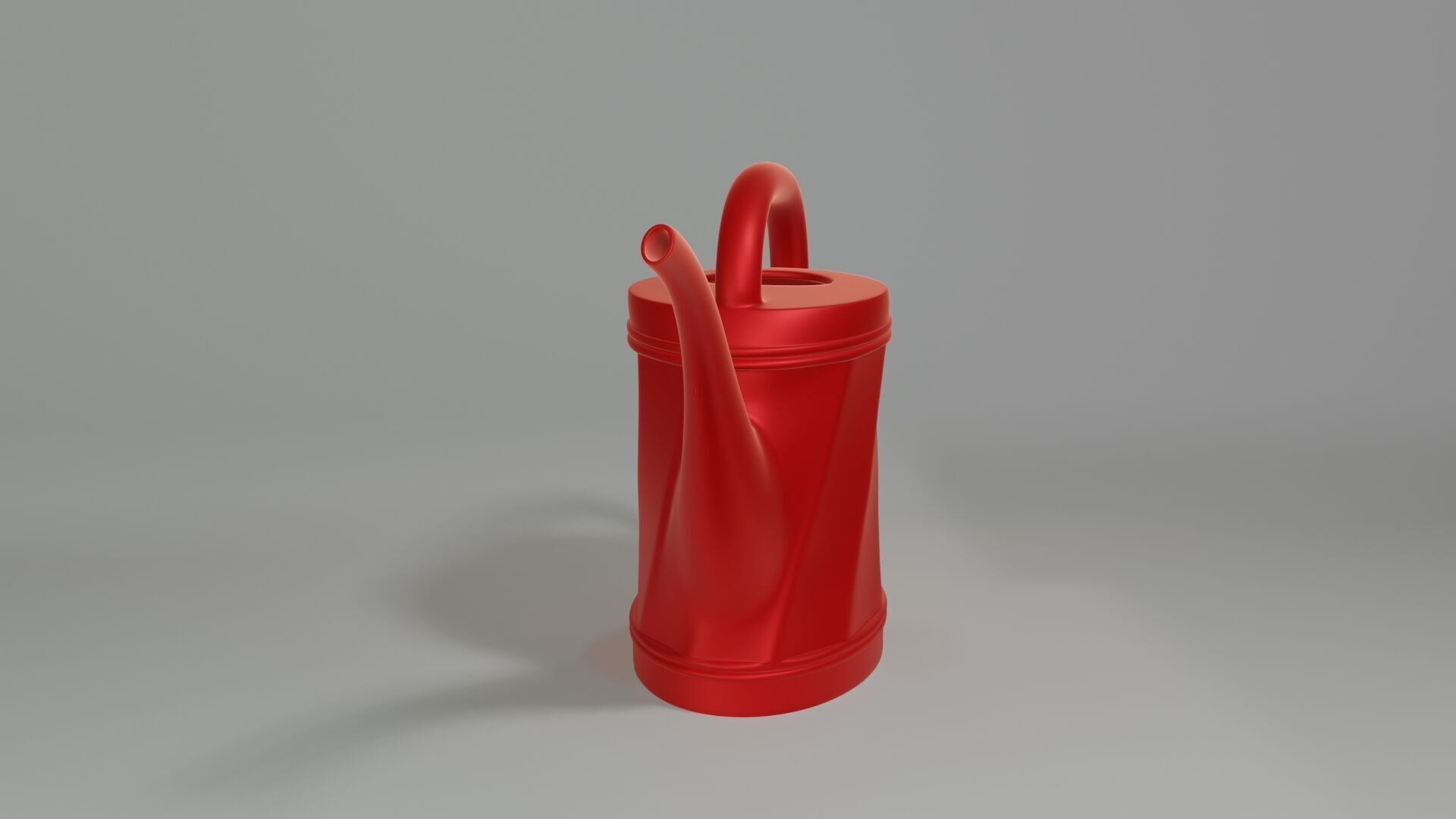 Watering Can Low-poly 3D model_2