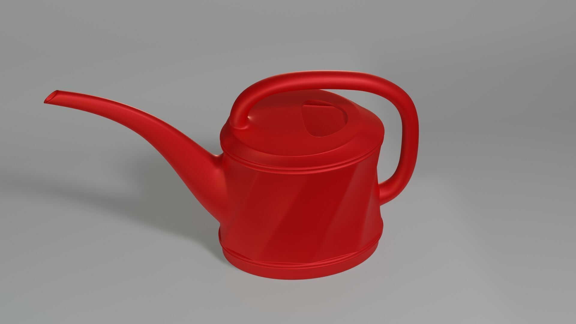 Watering Can Low-poly 3D model_1
