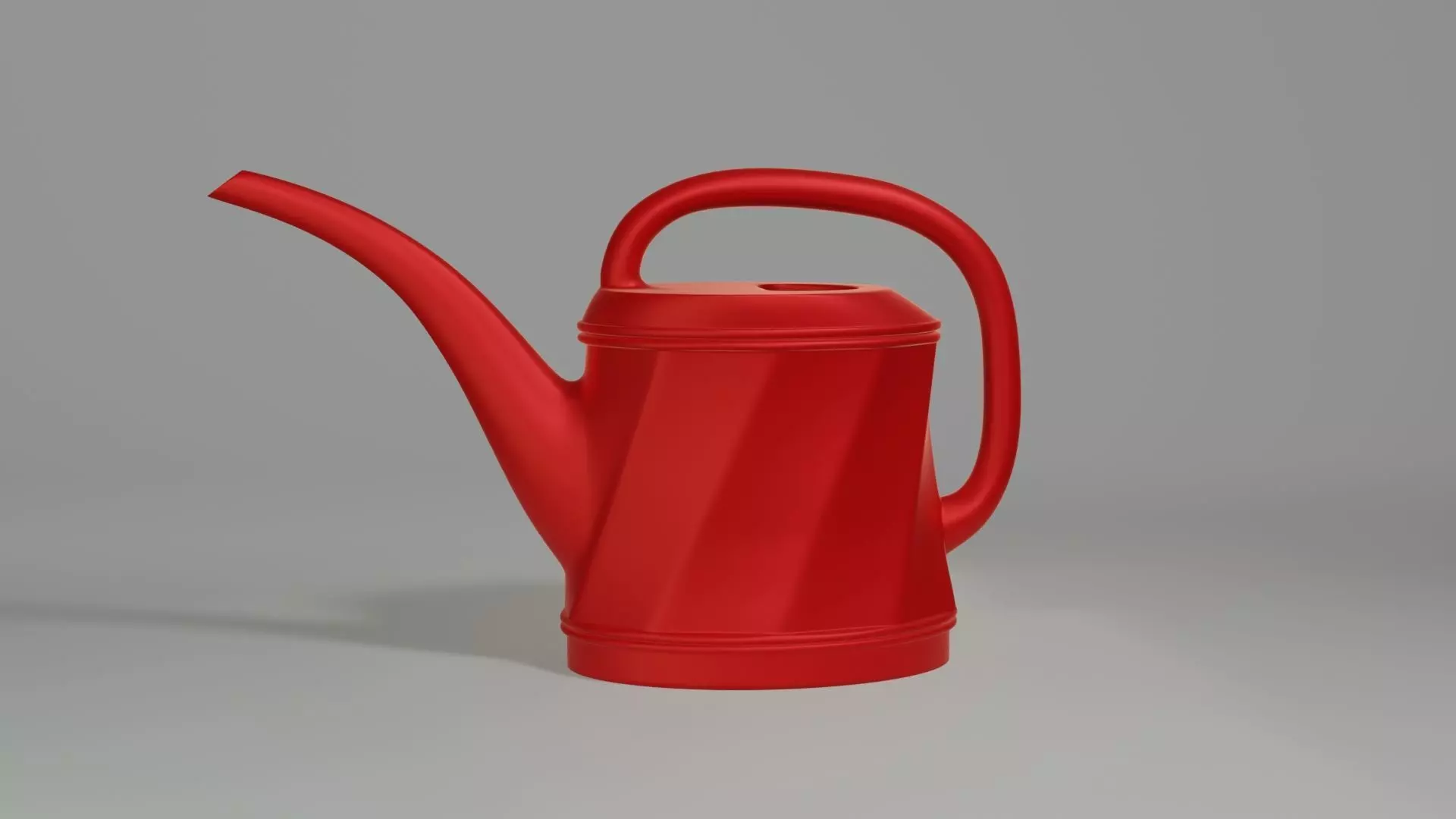 Watering Can Low-poly 3D model_0