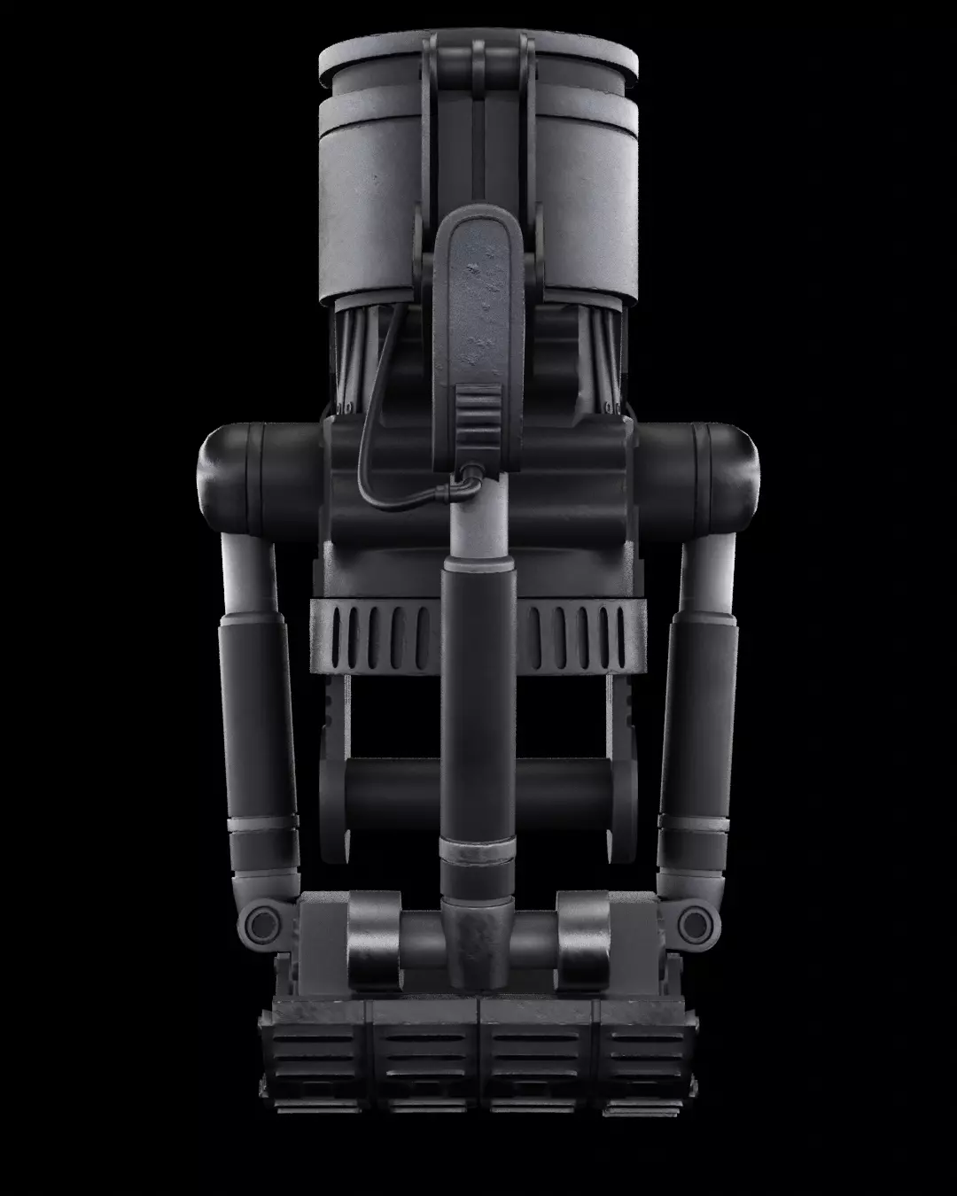 Crossbones Guantlet 3D print model_0