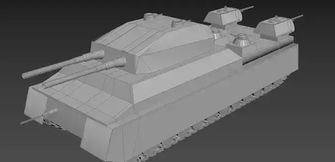 Ratte tank 3D model
