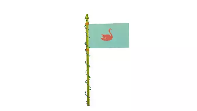 Flag swan