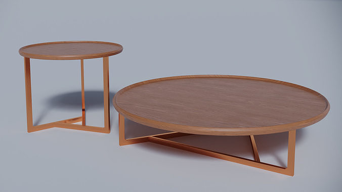 Modern Coffee and Side tables 3D model | CGTrader