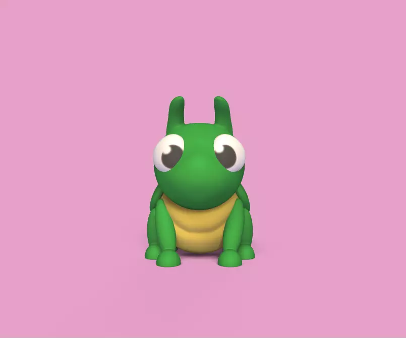 Cute Cricket 3D print model_0