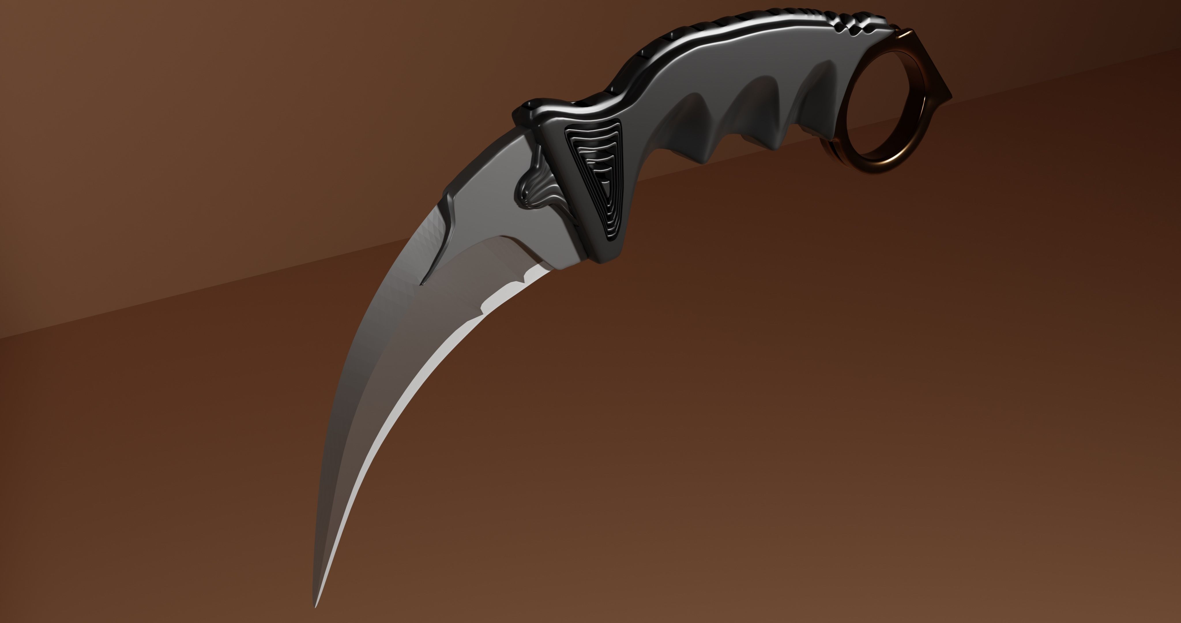 KNIFE NINJA BLADE 3D model_2