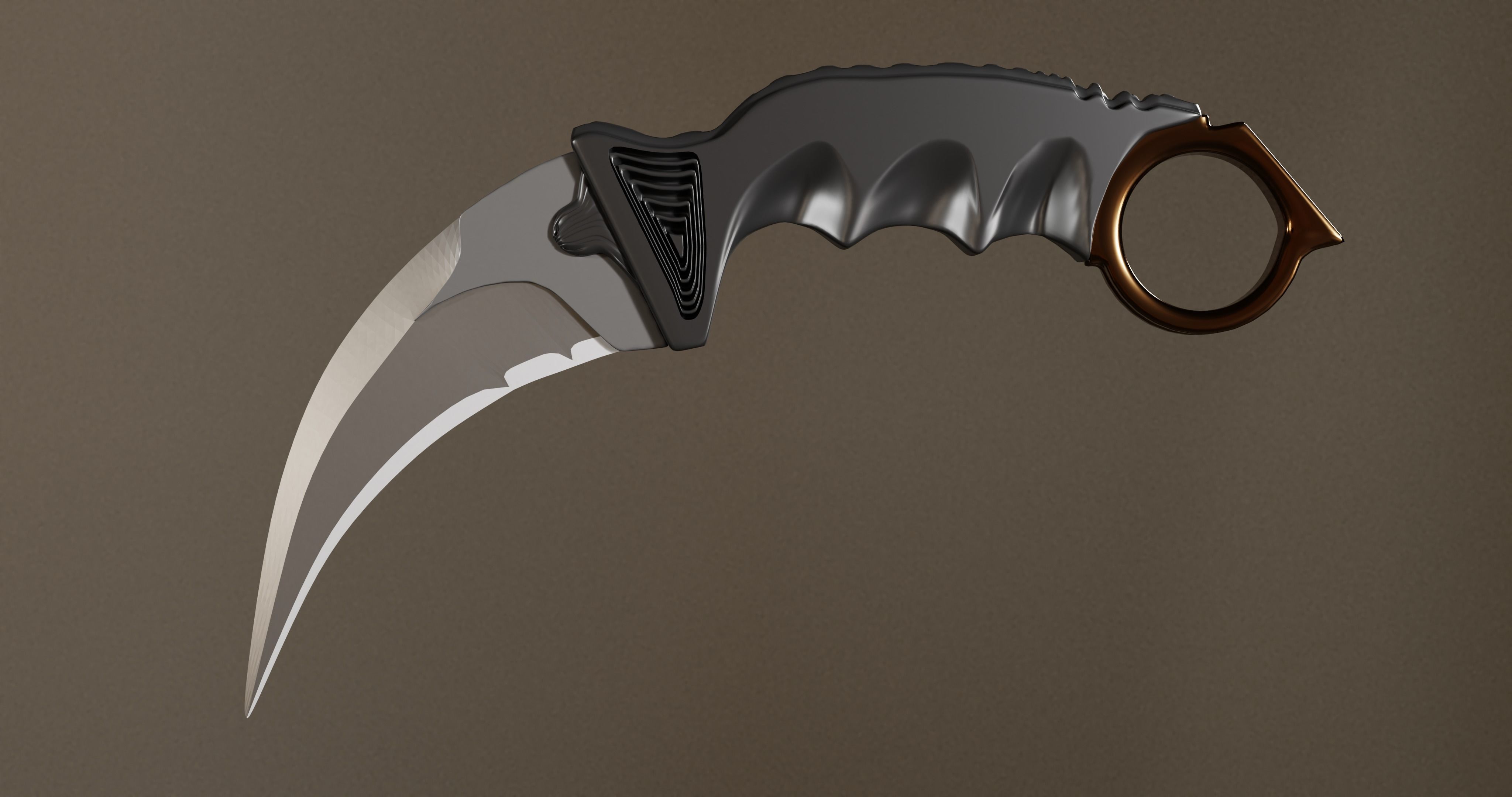 KNIFE NINJA BLADE 3D model_3