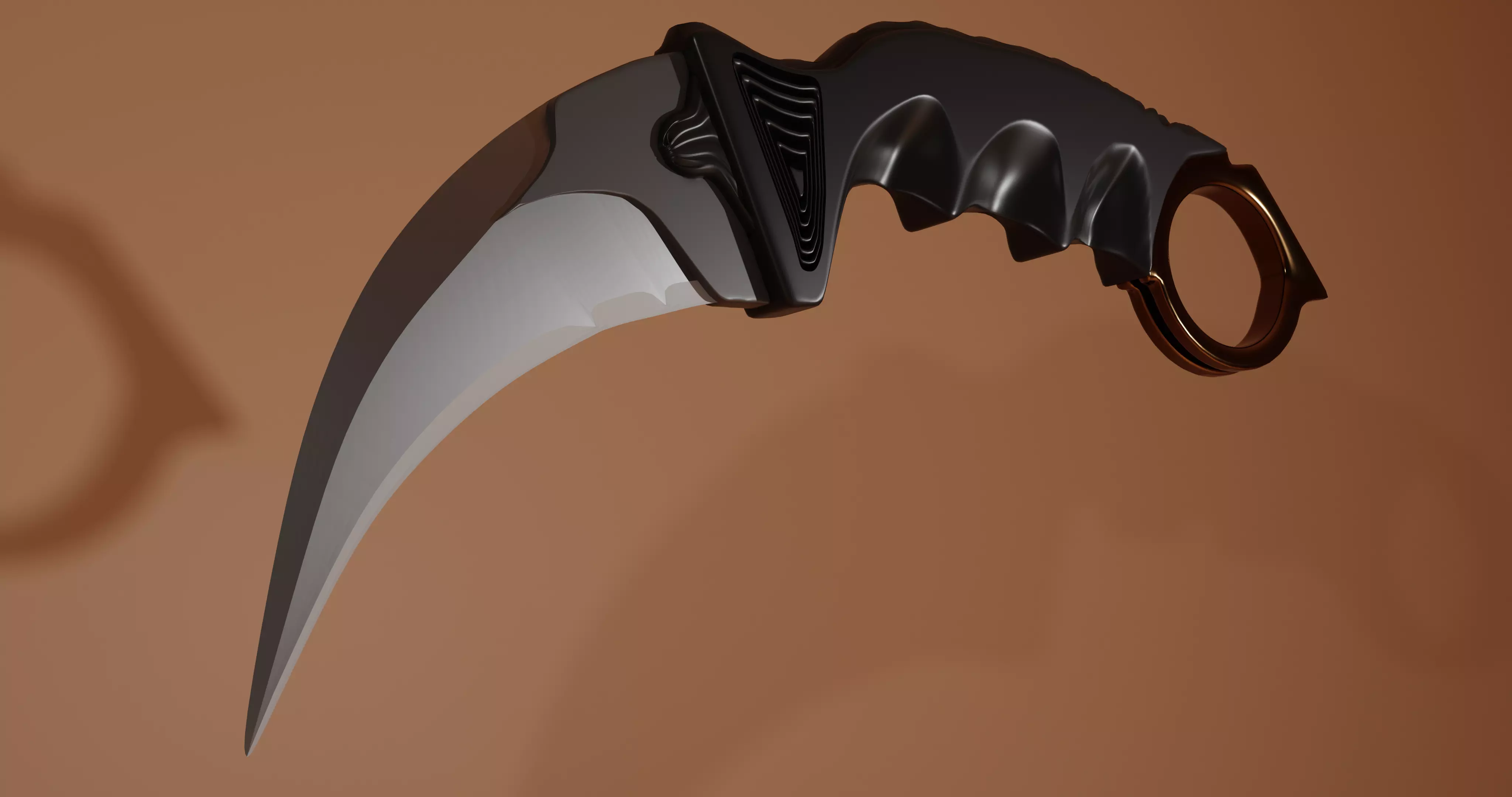 KNIFE NINJA BLADE 3D model_0