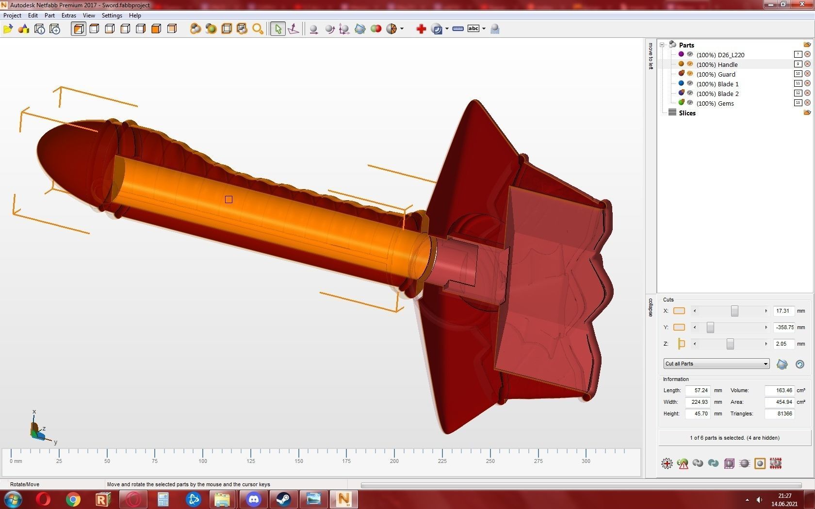 Valentine sword from Soulcalibur 3D print model_8