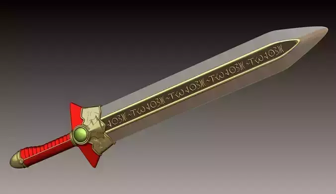 Valentine sword from Soulcalibur 3D print model