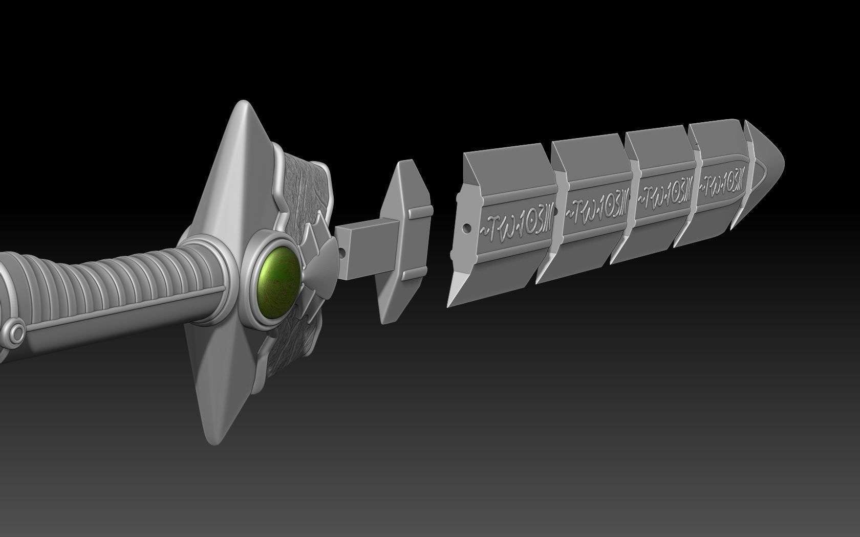 Valentine sword from Soulcalibur 3D print model_10