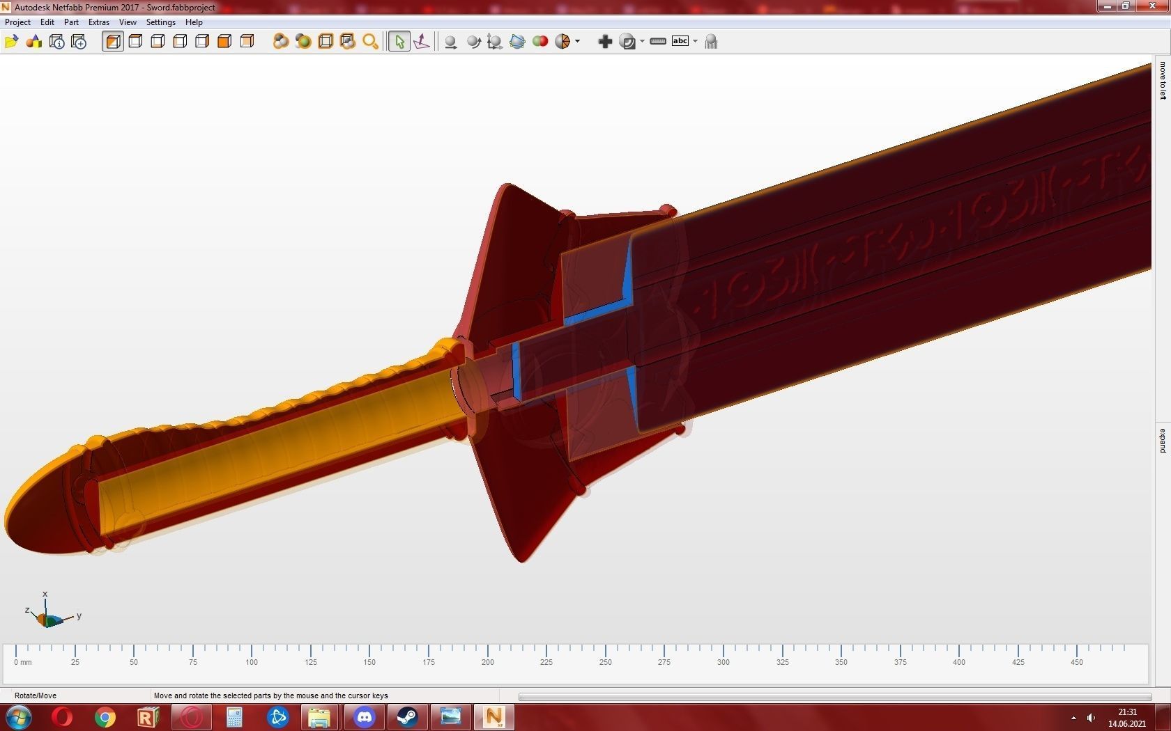 Valentine sword from Soulcalibur 3D print model_7