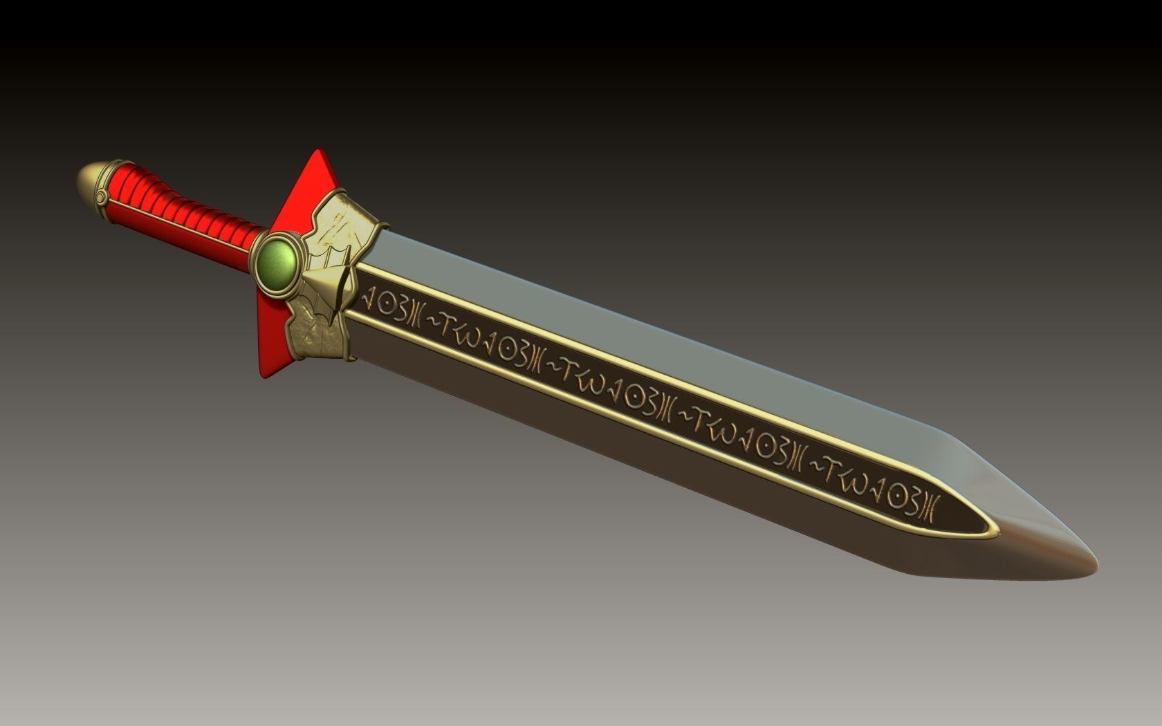 Valentine sword from Soulcalibur 3D print model_1