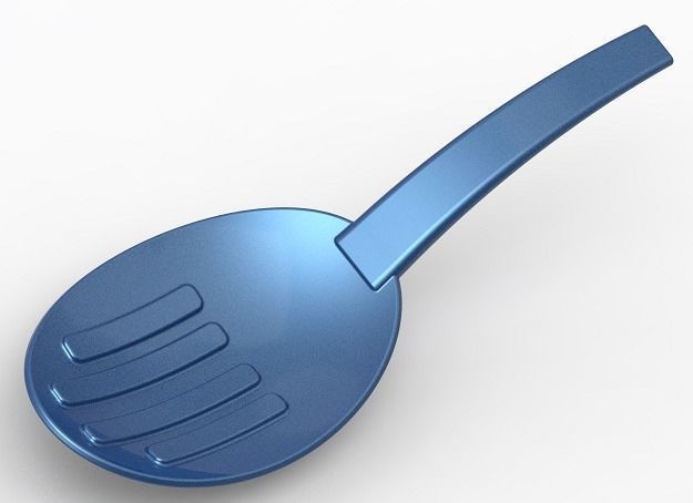 Spectacular Rice Spoon 3D print model_1
