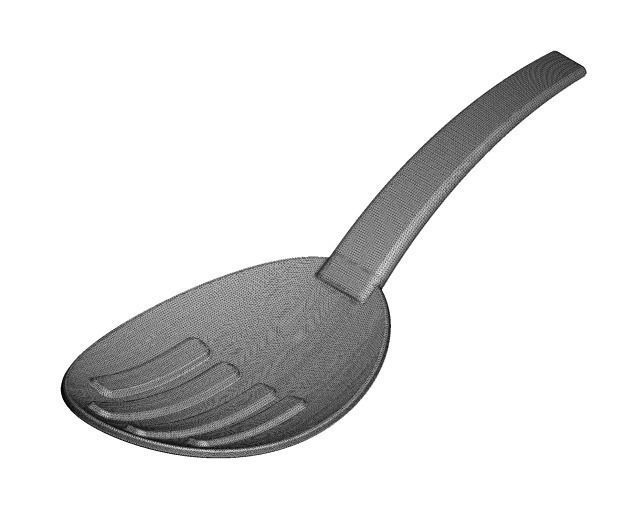 Spectacular Rice Spoon 3D print model_2