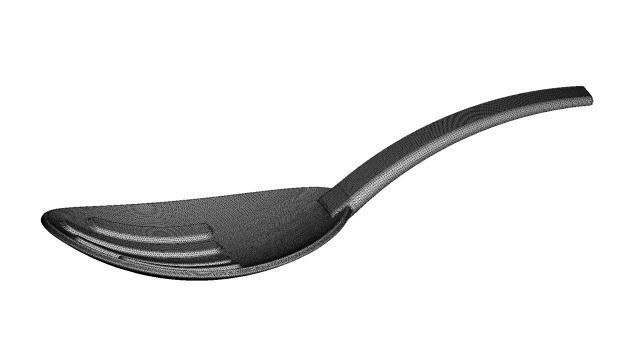 Spectacular Rice Spoon 3D print model_4