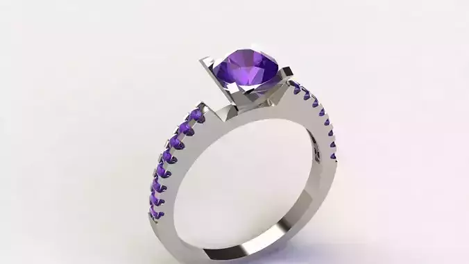 Purple Ring 3D