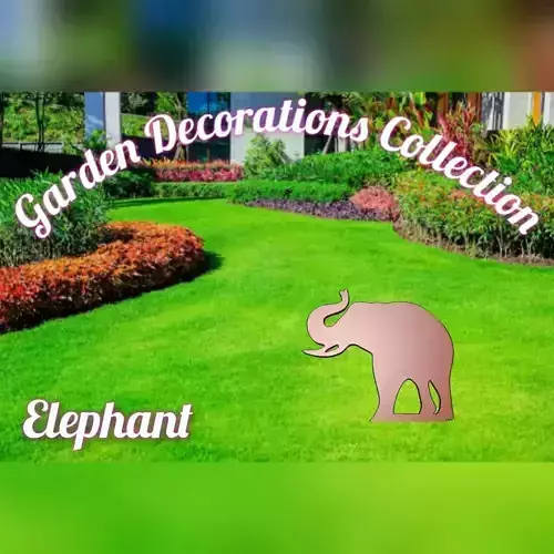 Wonderful Artificial Elephant Home and Garden Outdoor Lawn Decor 3D model