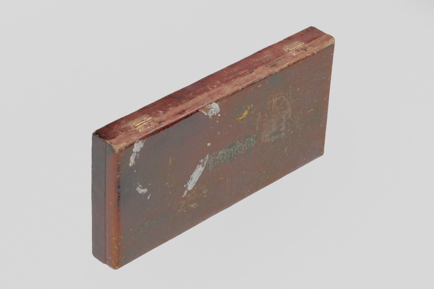 Wooden Box Micrometer Vintage 3D scan PBR 4K textures Low-poly 3D model_5