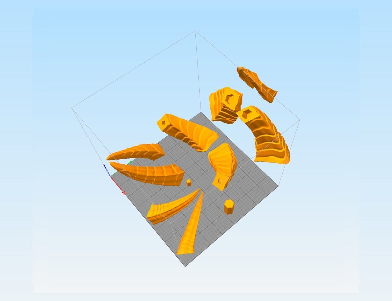 Costume Horns collection 2 3D print model_12
