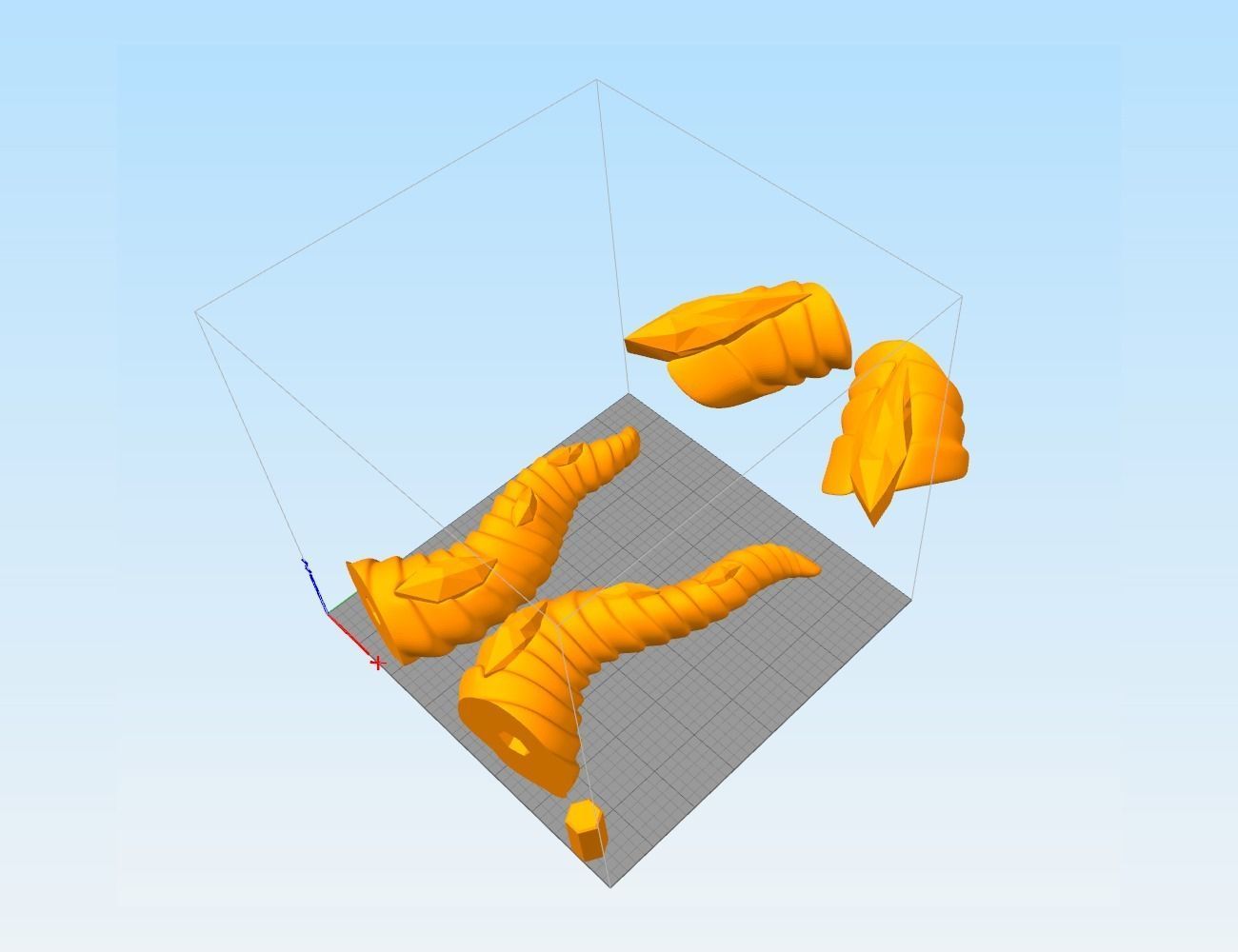 Costume Horns collection 2 3D print model_16