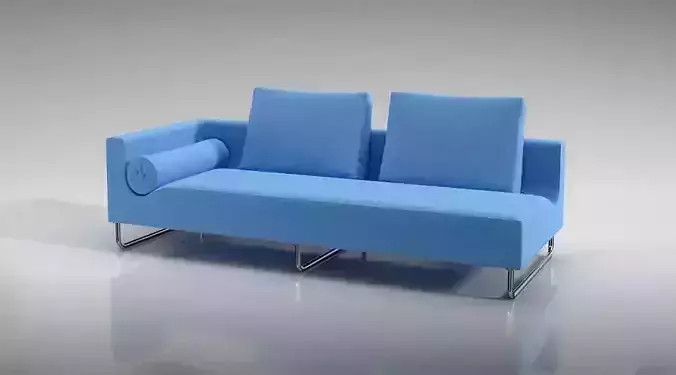 Blue Modern Couch