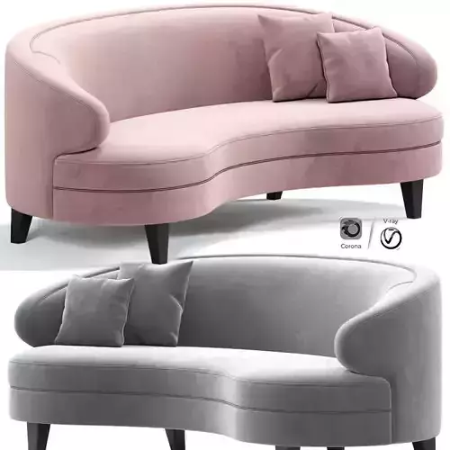 Pimlico Curved 3 Seater Sofa