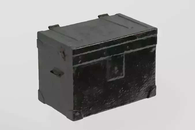 WW2 Military Field Telephone Box  3D scan PBR 4K textures