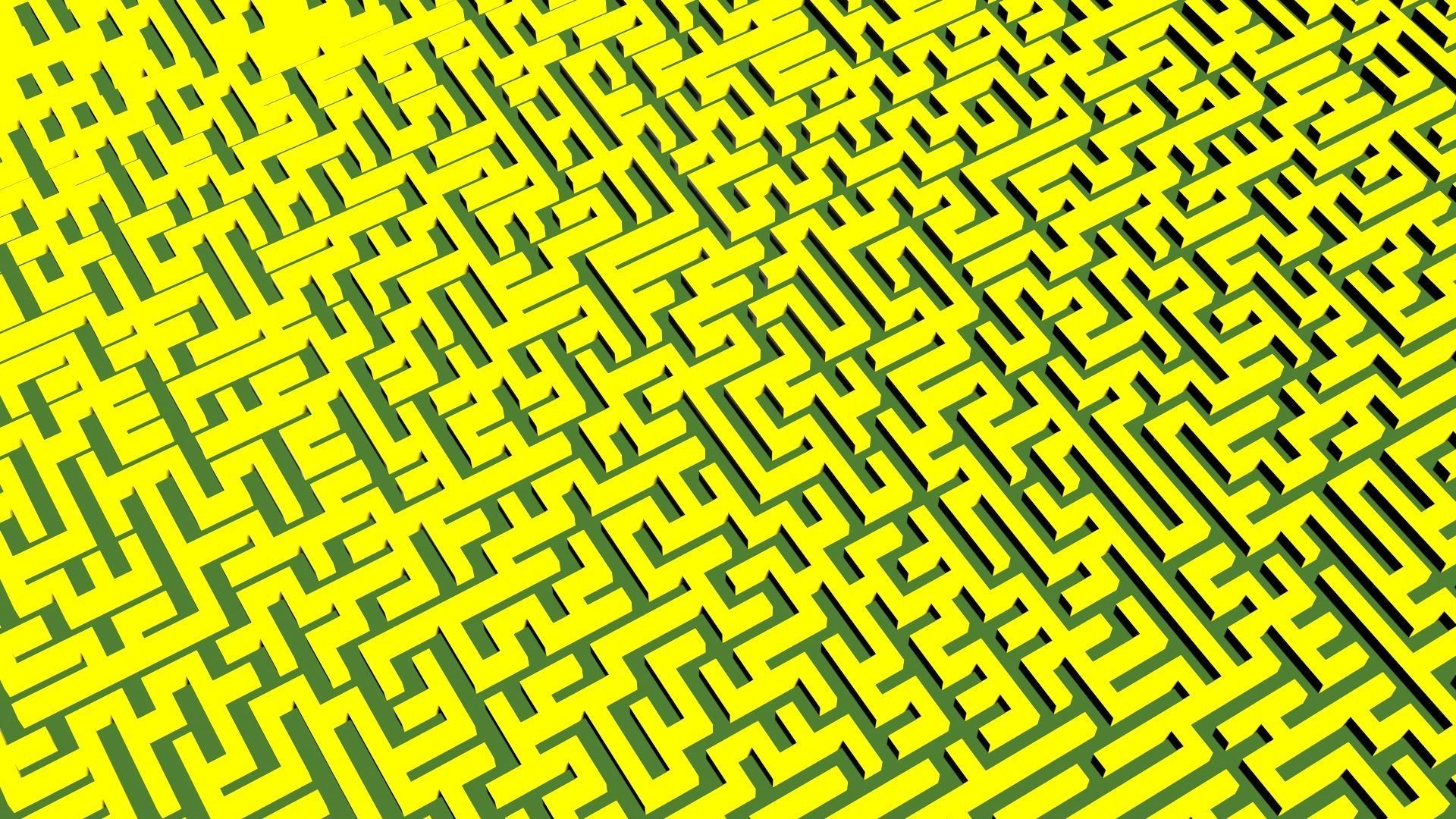 Low Poly Smart mazes collection 61x61 to 101x101 Low-poly 3D model_6